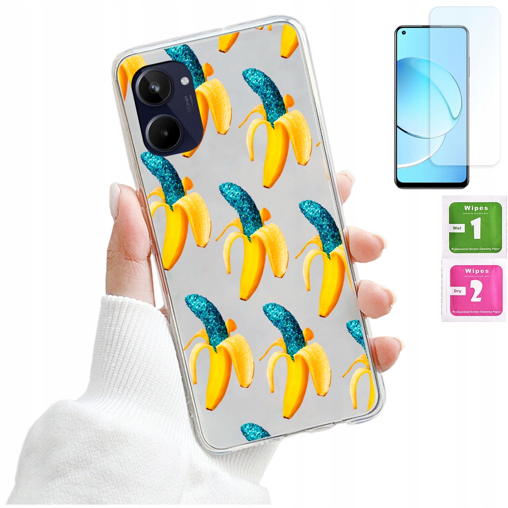 

Etui Silikonowe Grafika Szkło do Realme 10 4G