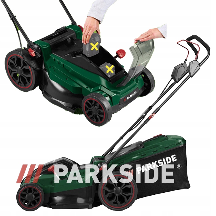 Akumulátorová Kosačka Parkside Prma 40-Li D2 40V 50L 40CM