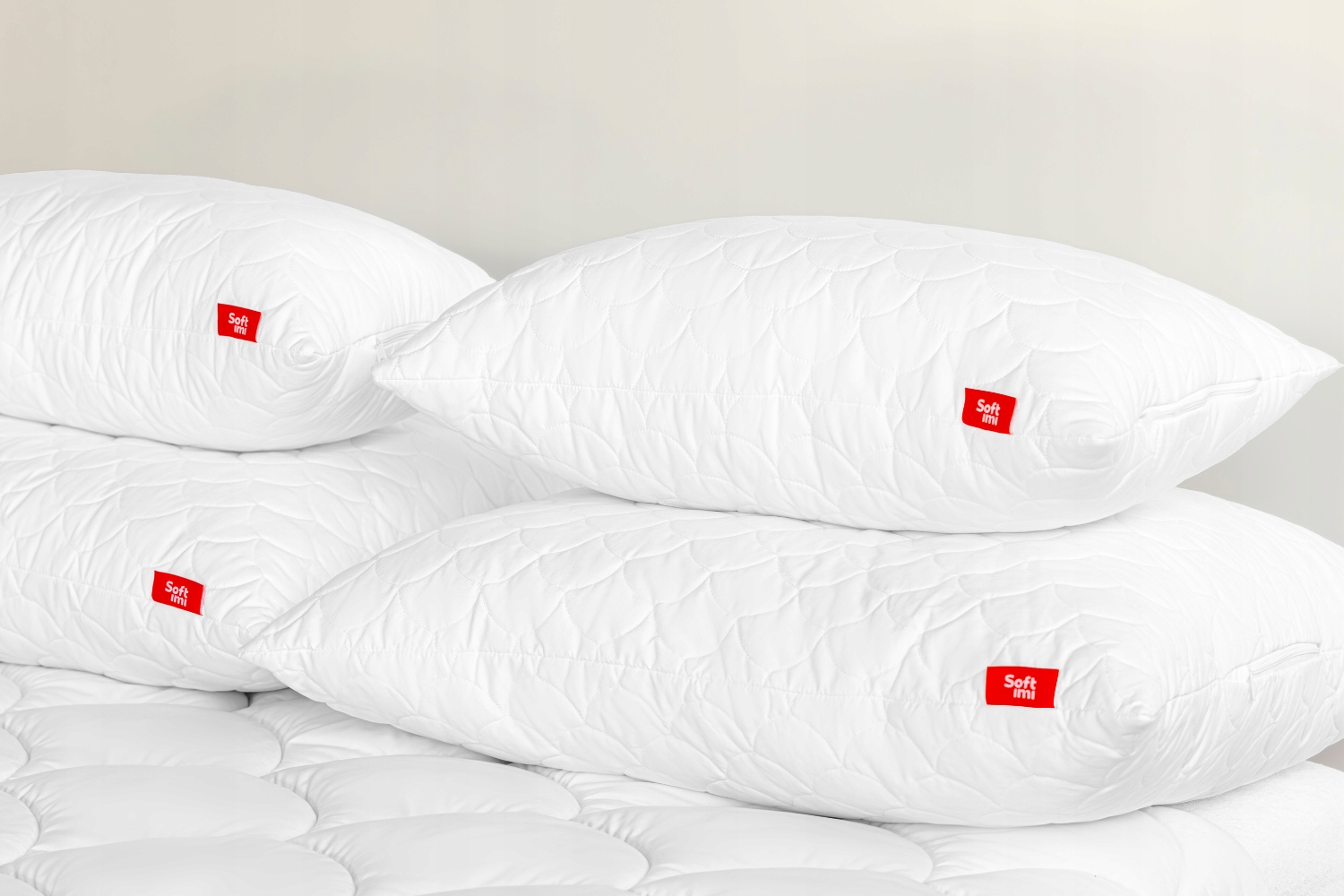 PODUSZKA 70X90 ANTYALERGICZNA PIKOWANA GRUBA ZAMEK Wyrób medyczny nie