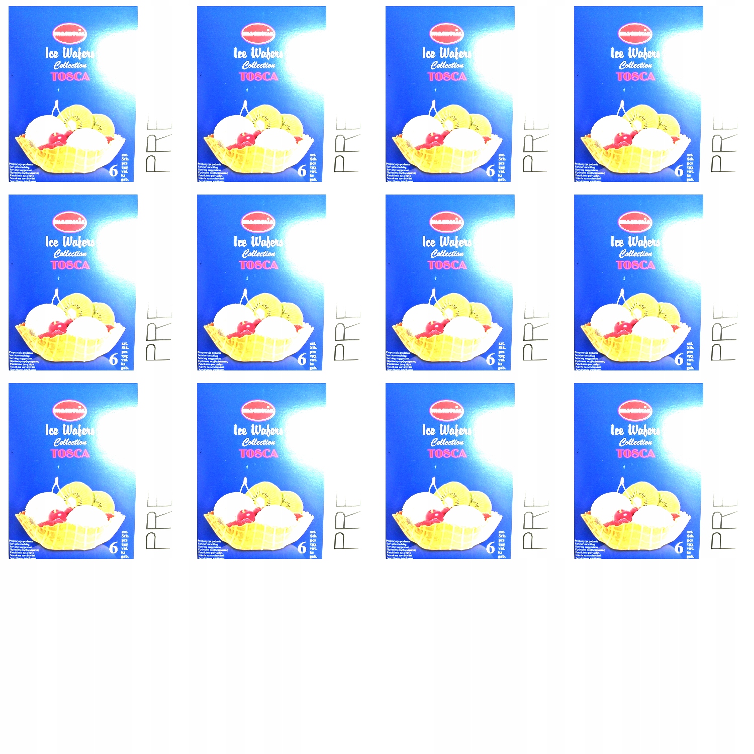 Levně 12x 126g Magnolie miska na zmrzlinu tosca 6 Ks Karton