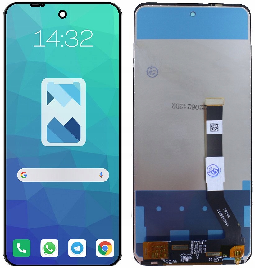 

Wyświetlacz LCD Ekran Szybka do Motorola Moto G 5G