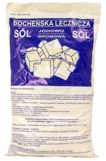 

Sól Bocheńska jodowo-bromowa do kąpieli 1 kg Salco