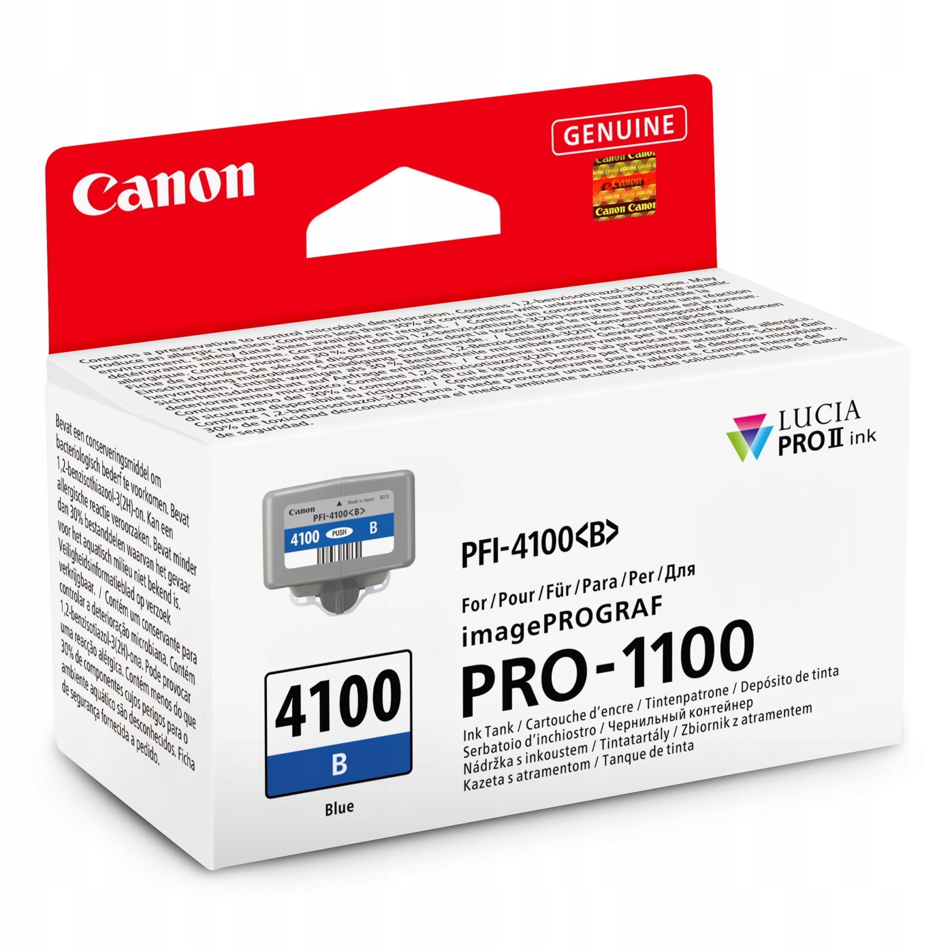 Atrament Canon PFI-4100B Ink Cartridge PFI-4100 B modrý (cyan)