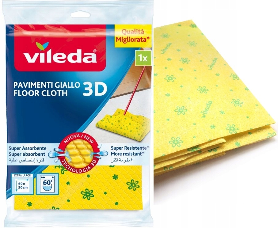 

Vileda Ścierka Ściereczka do podłogi Odor Stop 3D