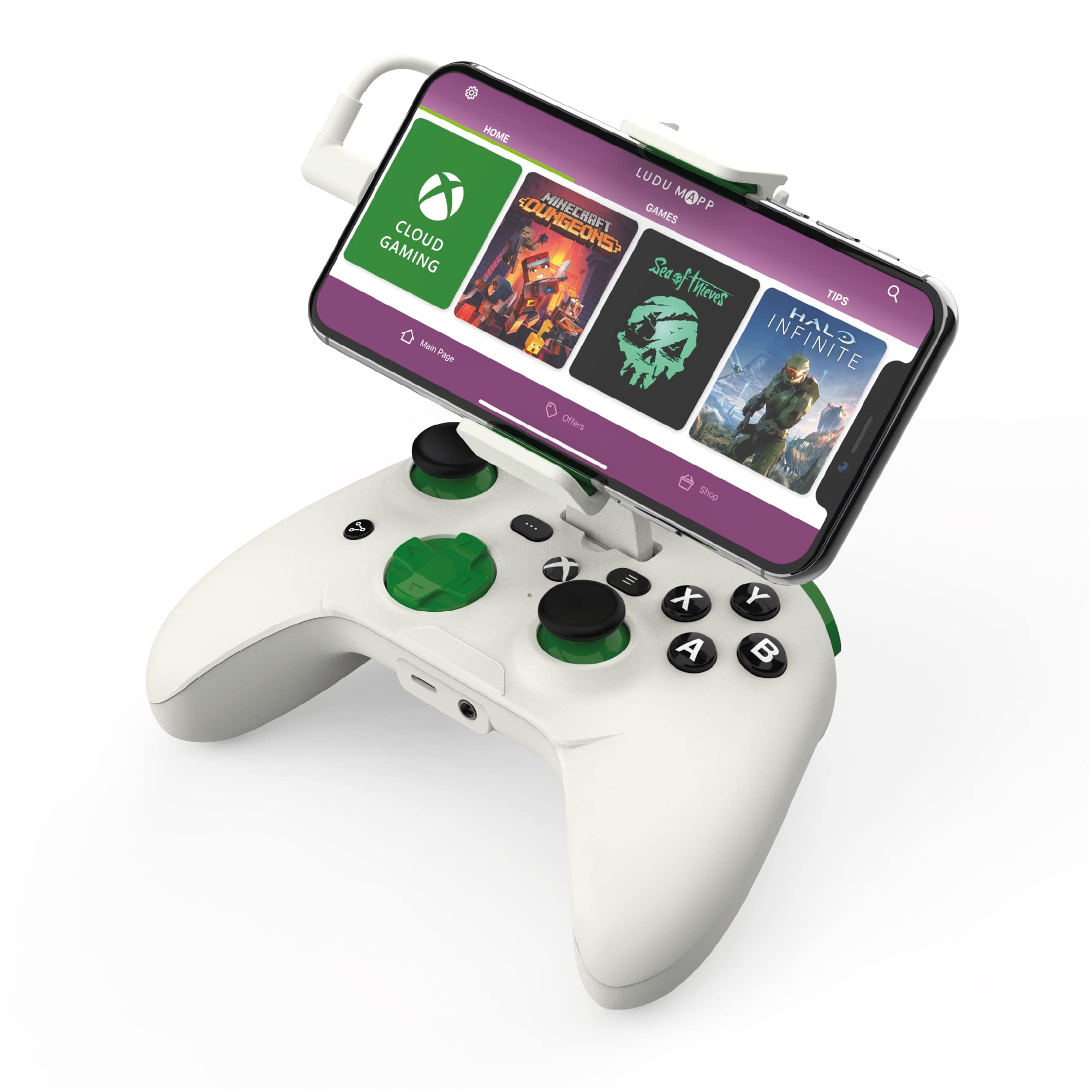 Cloudový herní ovladač pro iPhone iOS RiotPWR RP1950X pro Xbox Gamepass