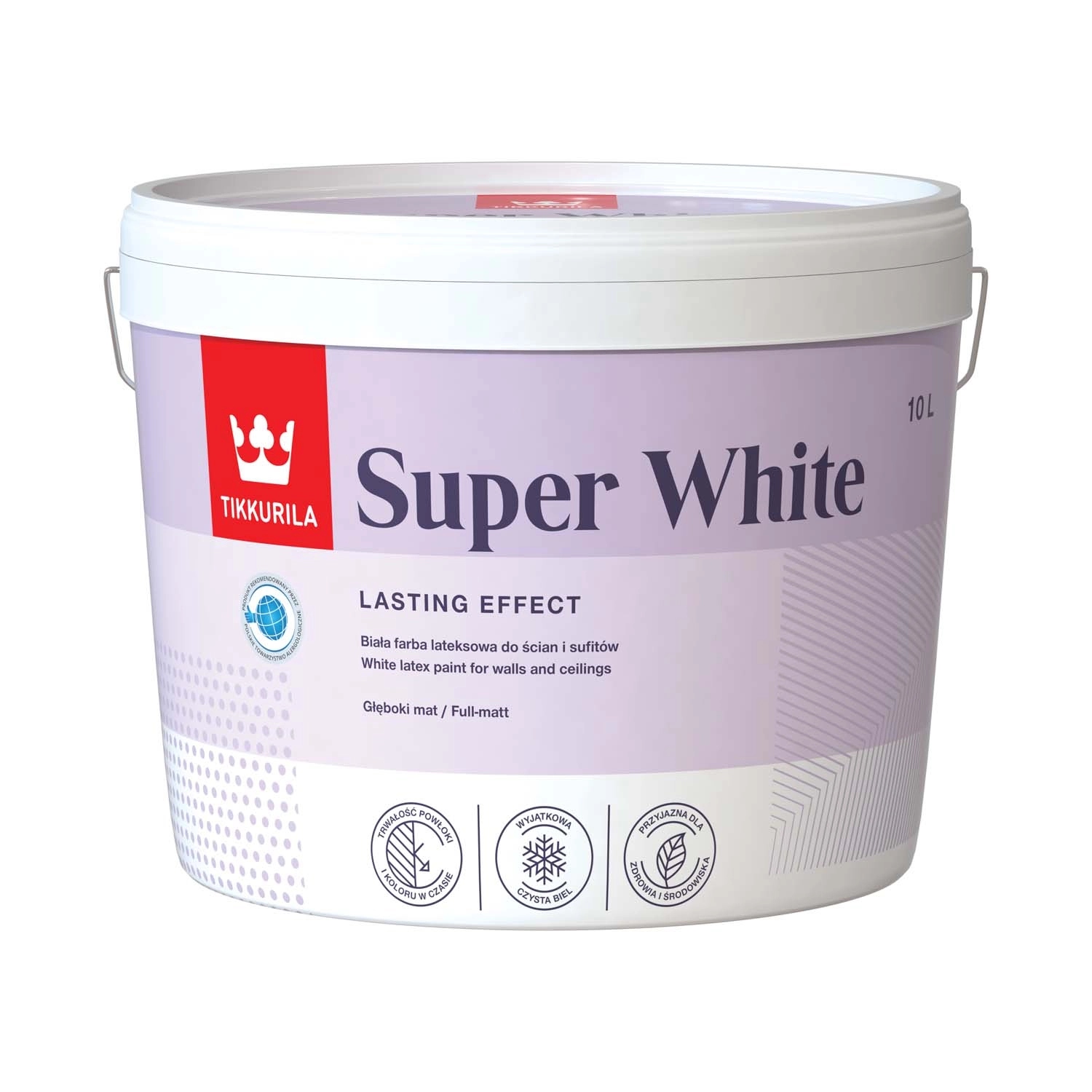 Barva na stěny a stropy Tikkurila White 10L