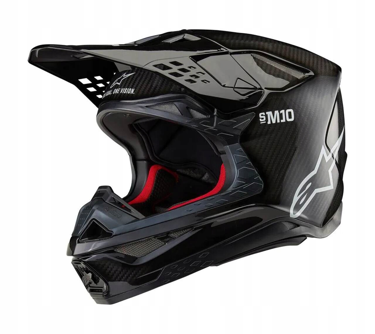 Prilba Alpinestars SM10 Supertech M10 Solid black S