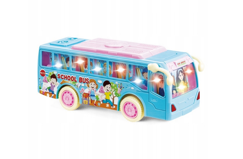 

Autobus Szkolny Zabawka Dźwięki Sygnały Świetlne