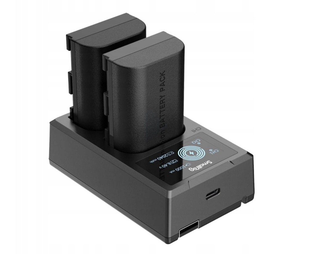 SmallRig 3821 – sada, nabíječka 2x akumulátor Canon LP-E6NH