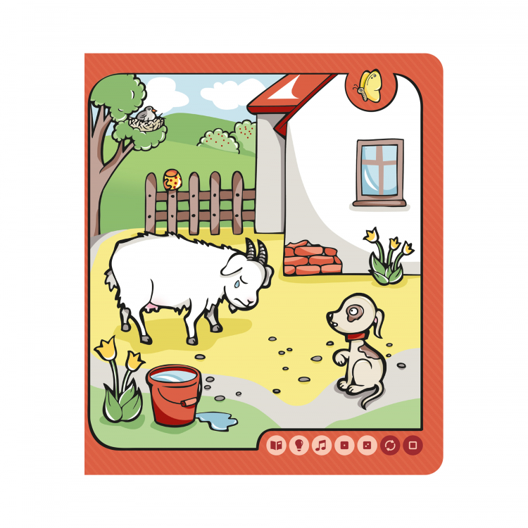 Czytaj z Albikiem Interak książka ZWIERZĘTA NA WSI Tytuł Zwierzęta na wsi