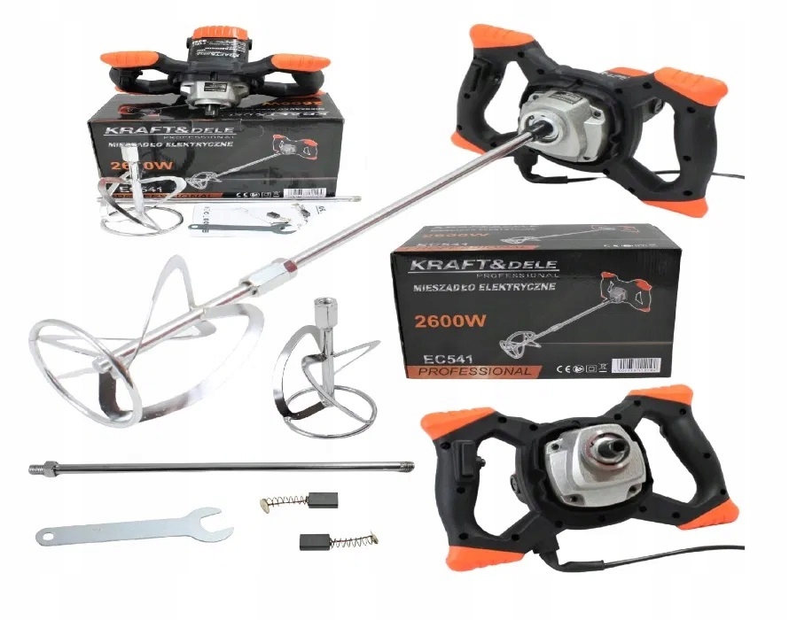 Elektrické Míchadlo Na Lepidlo Barvy Malty Betonu 2600W Míchačka Regulace