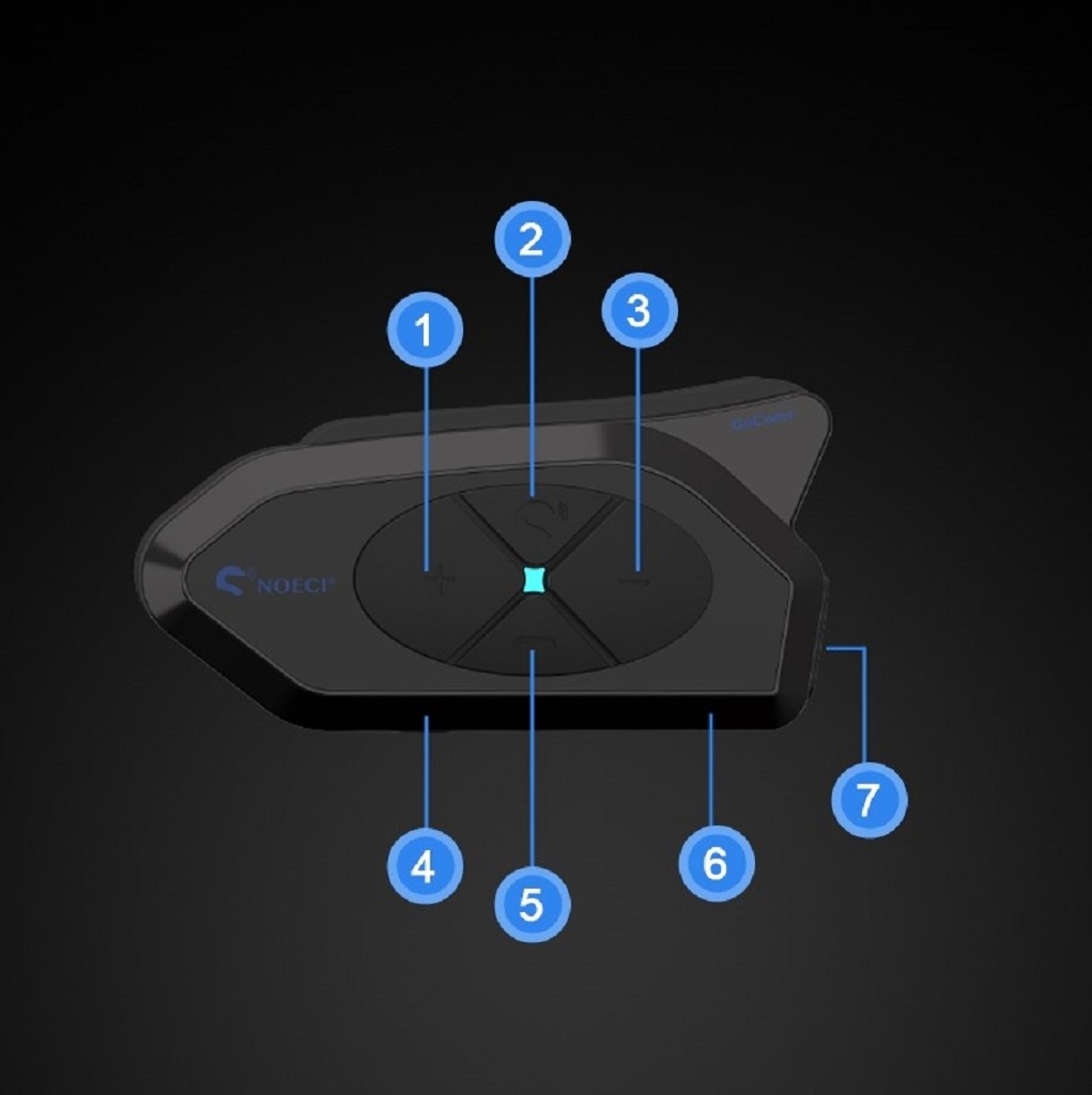 INTERKOM MOTOCYKLOWY NOECI GOCOM4 BLUETOOTH RADIO KONFERENCJA PL LEKTOR Typ mikrofonu hybrydowy
