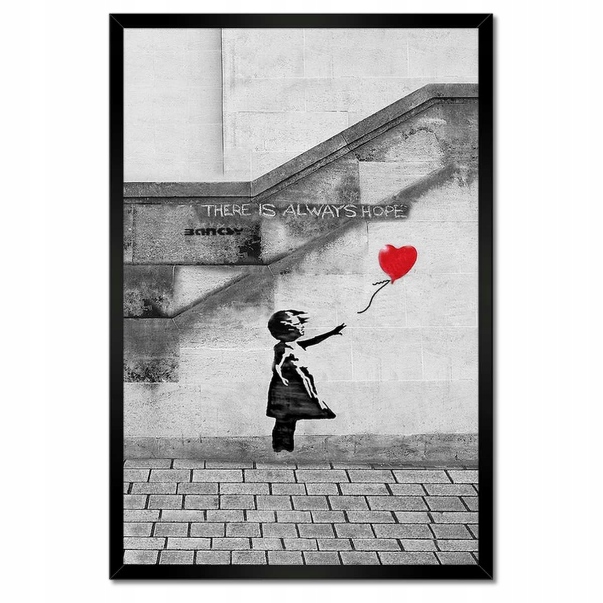 Plakáty v rámu 40x60 Banksy Dívka Hope