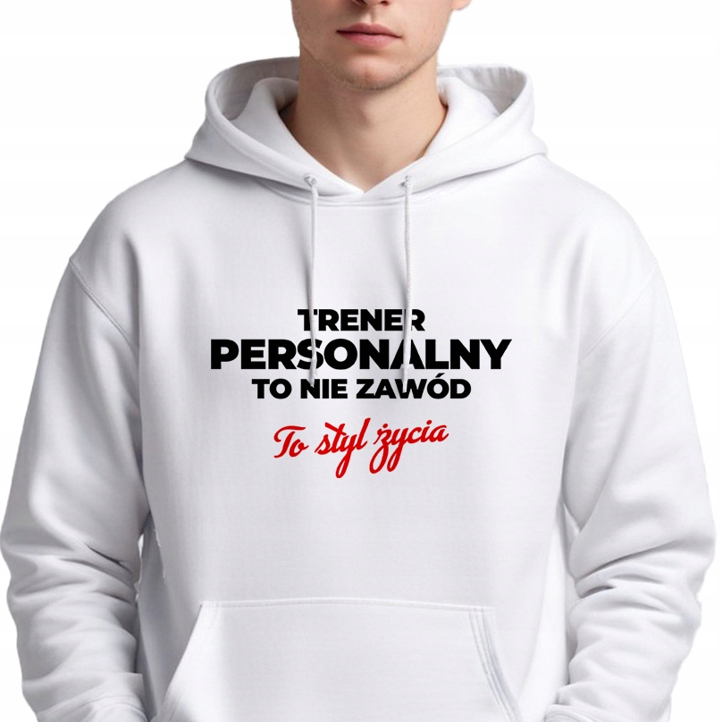 Mikina S Kapucí Dárek pro trenéra Osobní Trenér Je to životní styl M