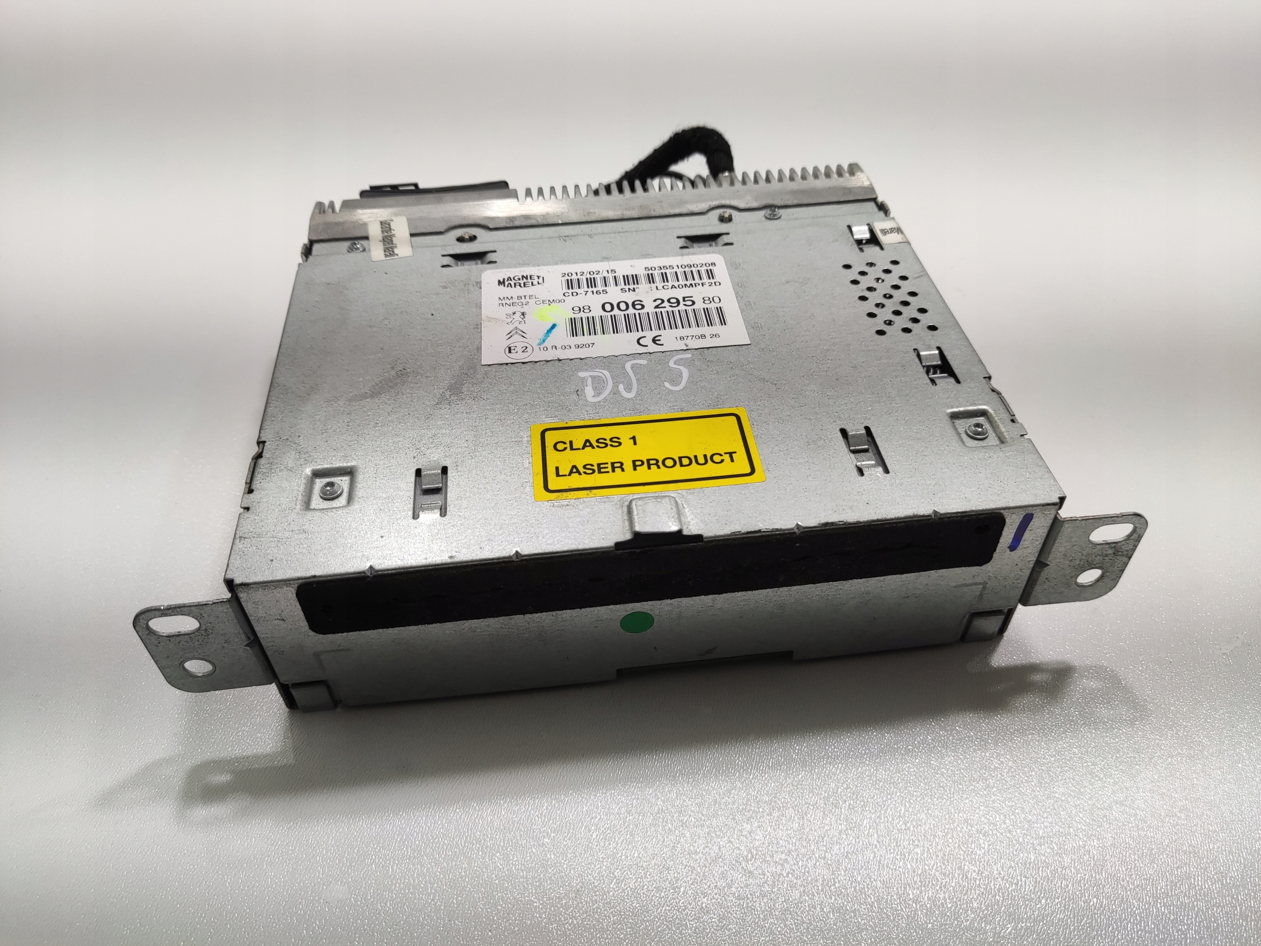 FABRYCZNE RADIO CD Navigation CITROEN DS5 9800629580 2011-2015