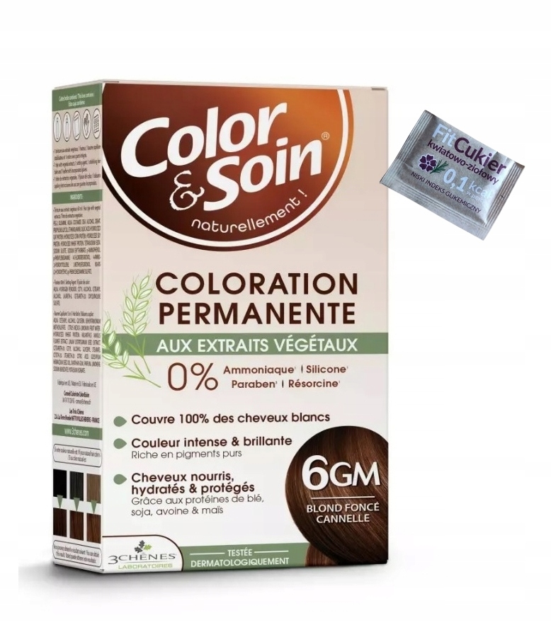 COLOR&SOIN 6GM CYNAMONOWY CIEMNY BLOND trwała