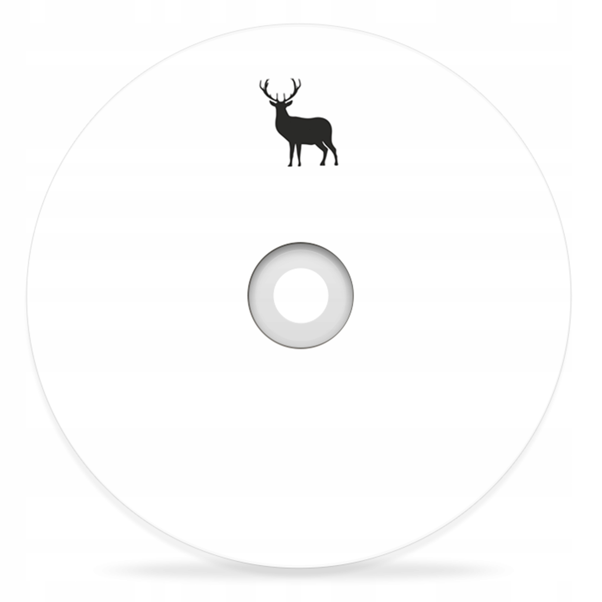 

Płyta DVD z nadrukiem Jelonek biała