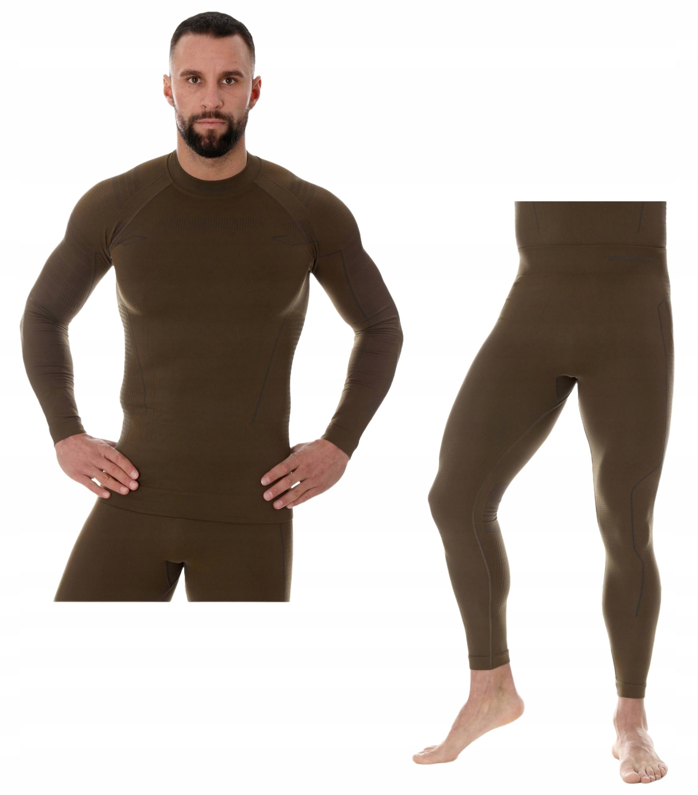 Męska Bielizna Brubeck Ranger Thermo komplet khaki XL