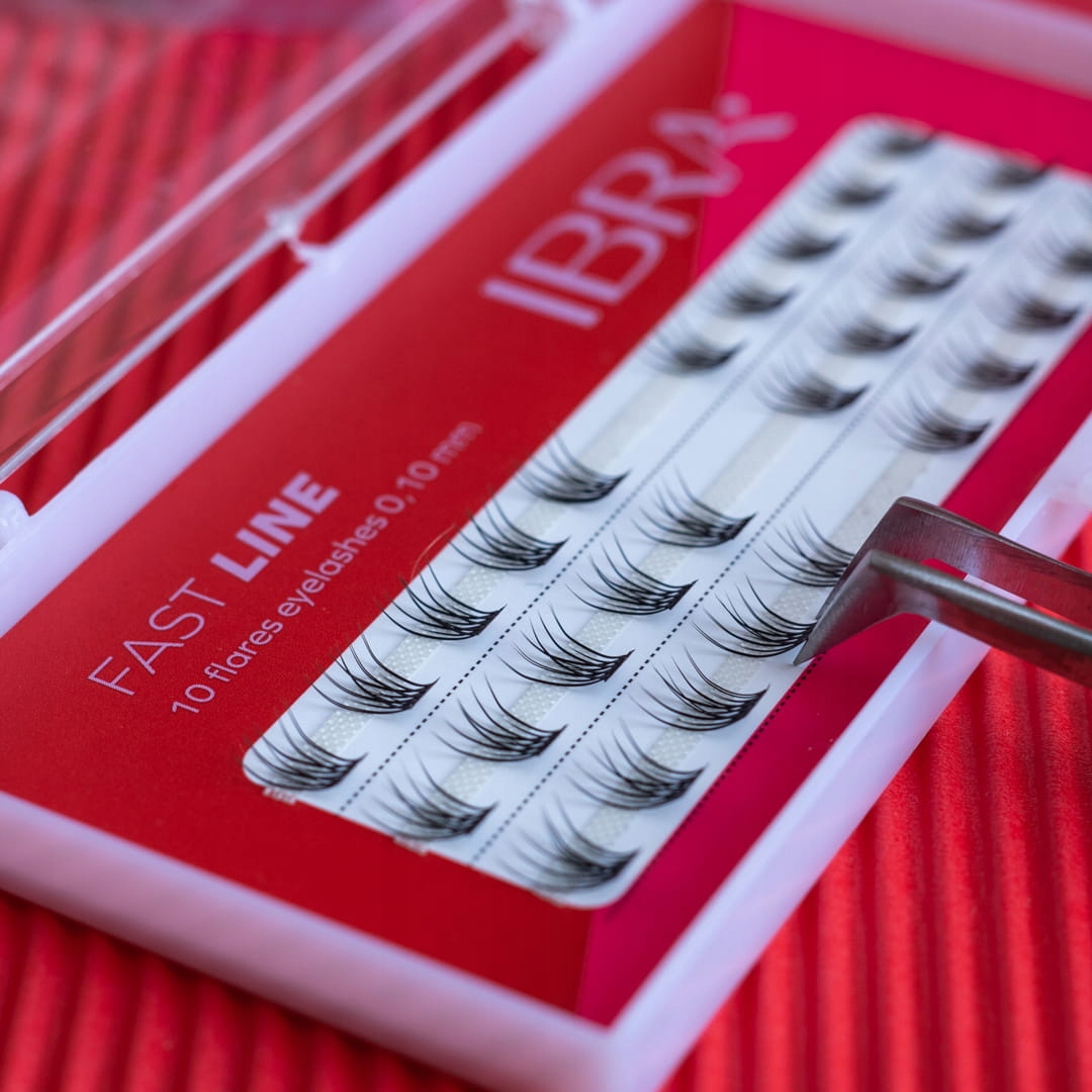 Kępki rzęs Fast Line MIX IBRA Makeup Marka Ibra Makeup