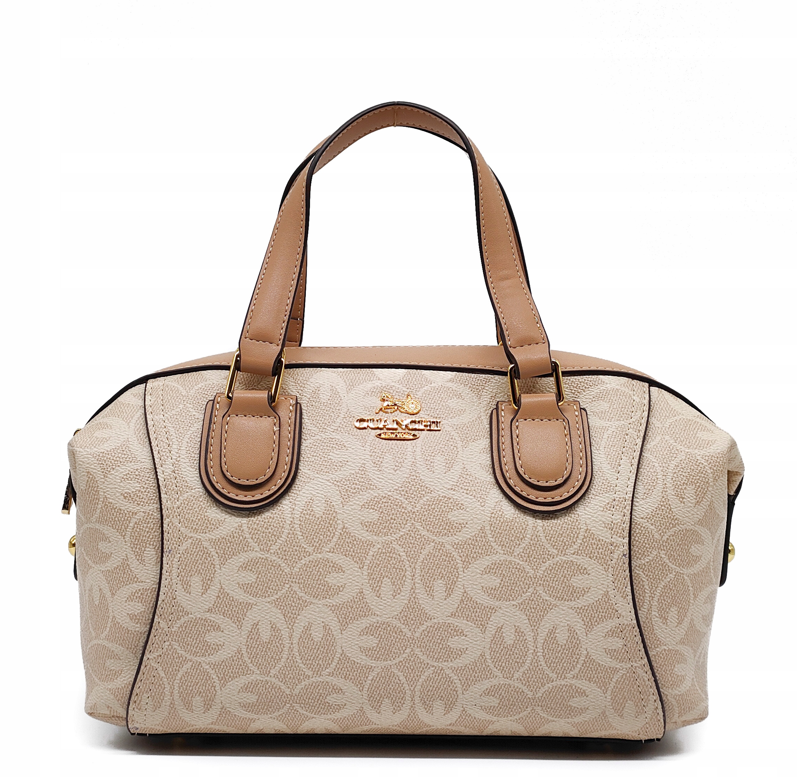 Kufřík crossbody Guanchi kabelka béžová světlá