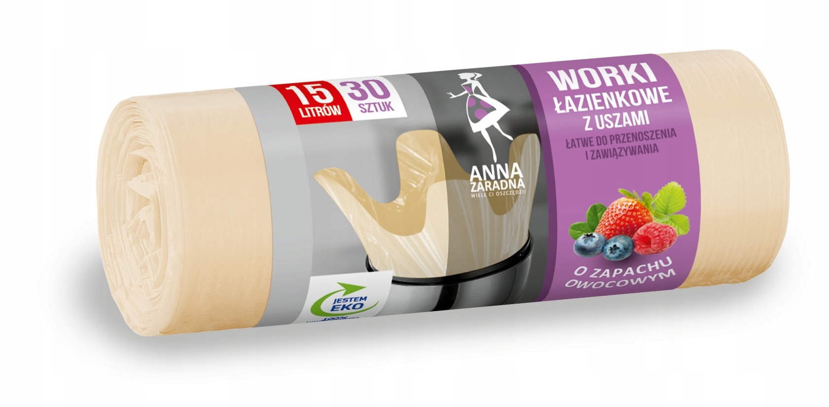 

Az Worki 15L 30szt. do Łazienki Owocowe z Uszami
