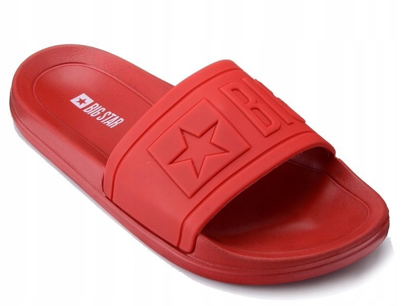 

Czerwone Klapki Damskie Big Star DD274A270 37