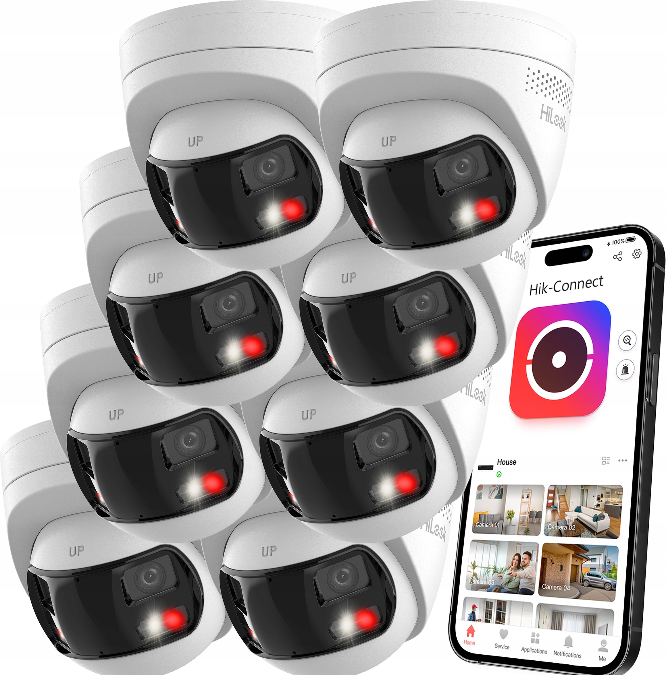 Kamera 8x Ip 8MPx 4K HiLook by Hikvision IPC-T280HAD-LUF/SL Panorama 180°
