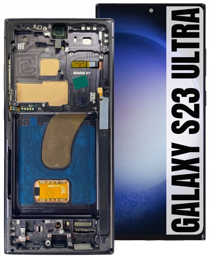 Displej Pro Samsung Galaxy S23 Ultra 5G S918 S918B Big Oled Displej Rámeček