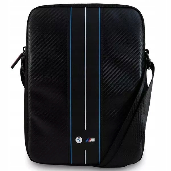 Torebka Bmw Carbon & Blue Stripe na tablet 10'' czarna