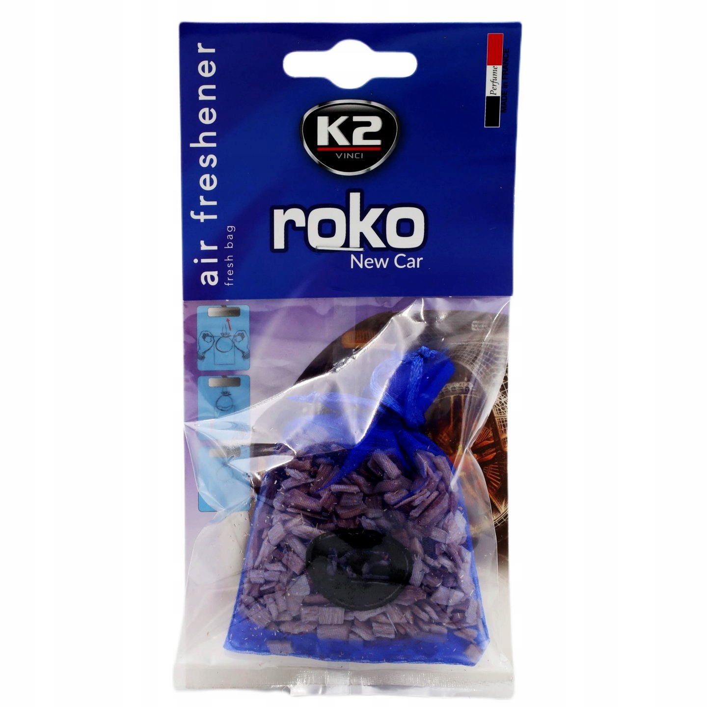 

Woreczek Zapachowy K2 Roko New Car V821 20g