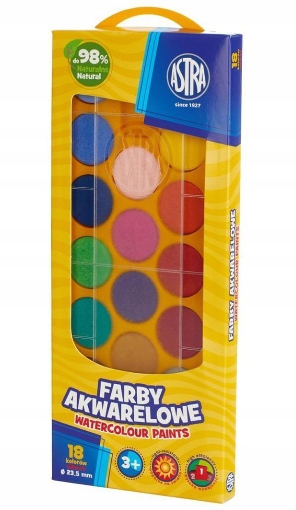 

Astra Farby akwarelowe fl 23,5 mm w pudełku 18k
