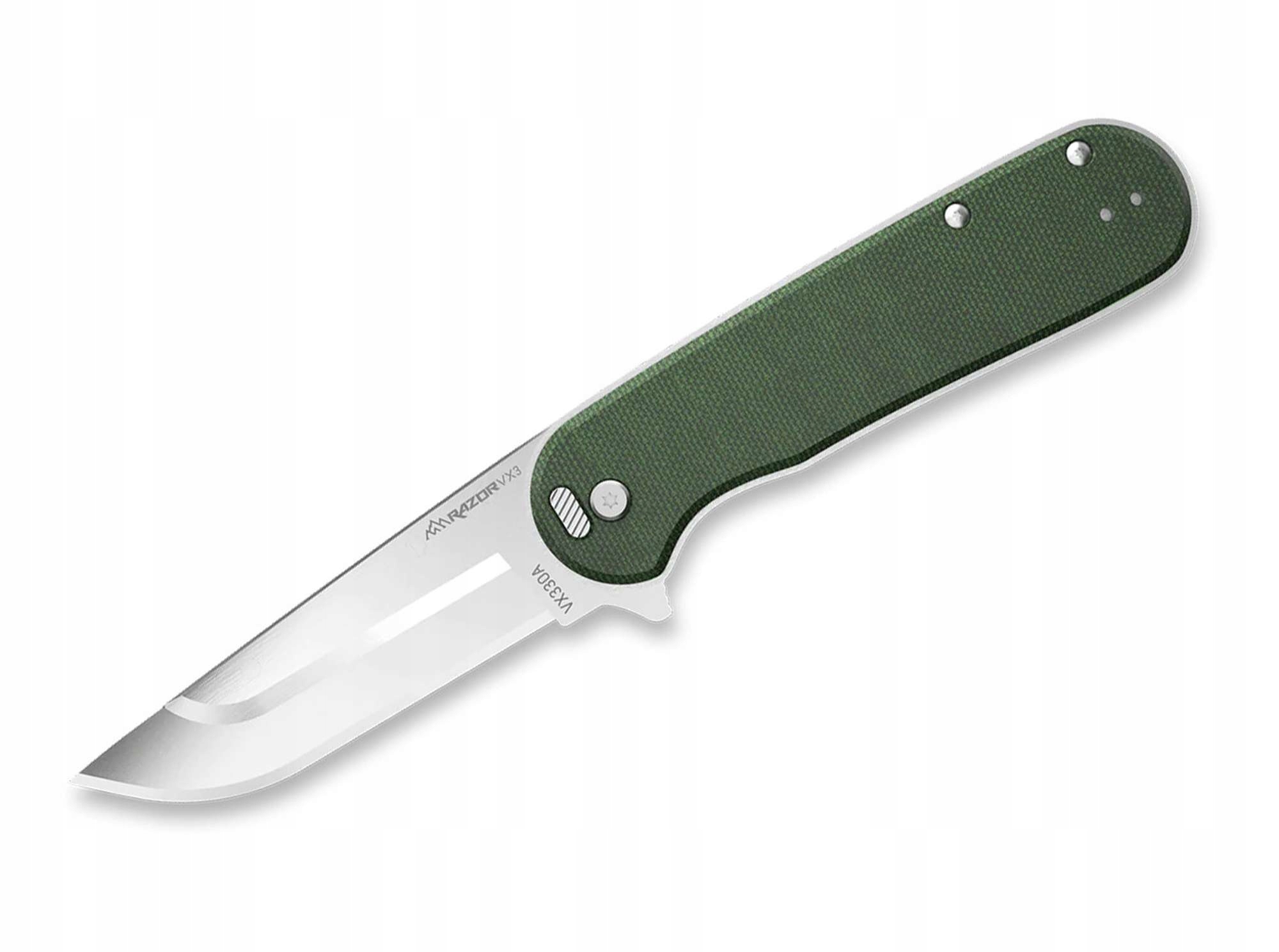Nóż Outdoor Edge Razor VX3 3.0" Micarta Green 01OE144