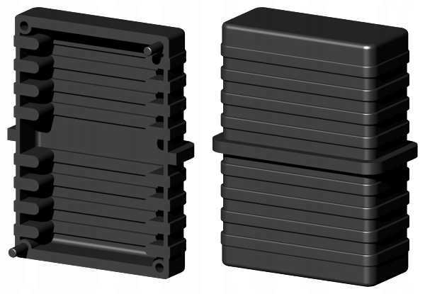 

Łącznik plastikowy profili aluminiowy 80x40x3