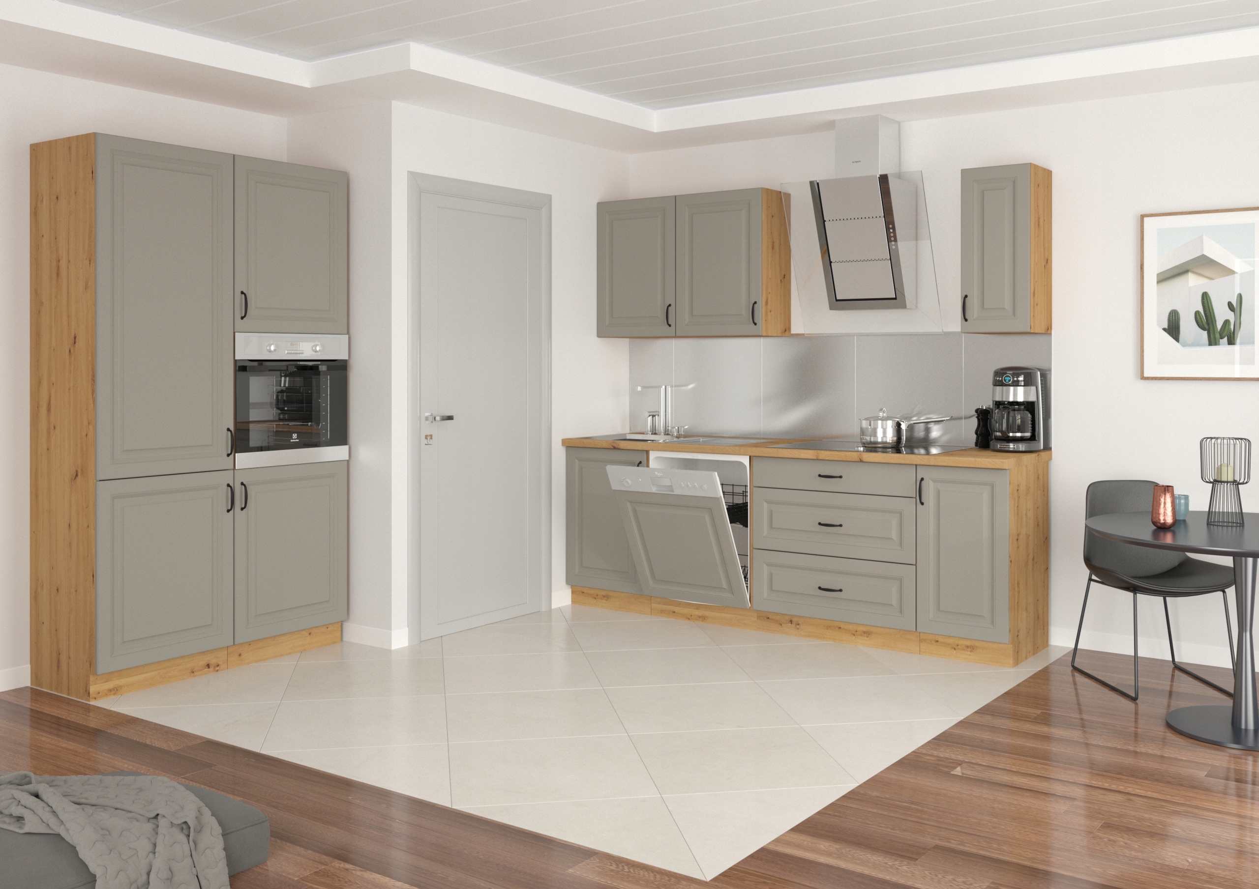 front do zmywarki 45cm 570x446 CLAYGREY SPRING Głębokość mebla 1.6 cm