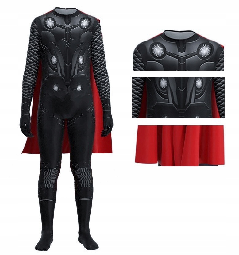 STRÓJ PRZEBRANIE KOSTIUM THOR COSPLAY SKIN FESTIWAL KONWENT 158/164 Marka Hopki