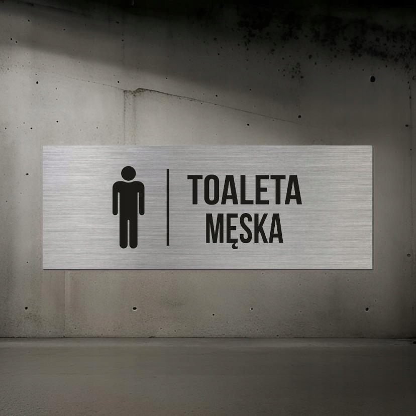 TABLICZKA TOALETA WC INFORMACYJNA NA DRZWI DIBOND 3MM PIKTOGRAM TABLICA 12 Marka Studioflag