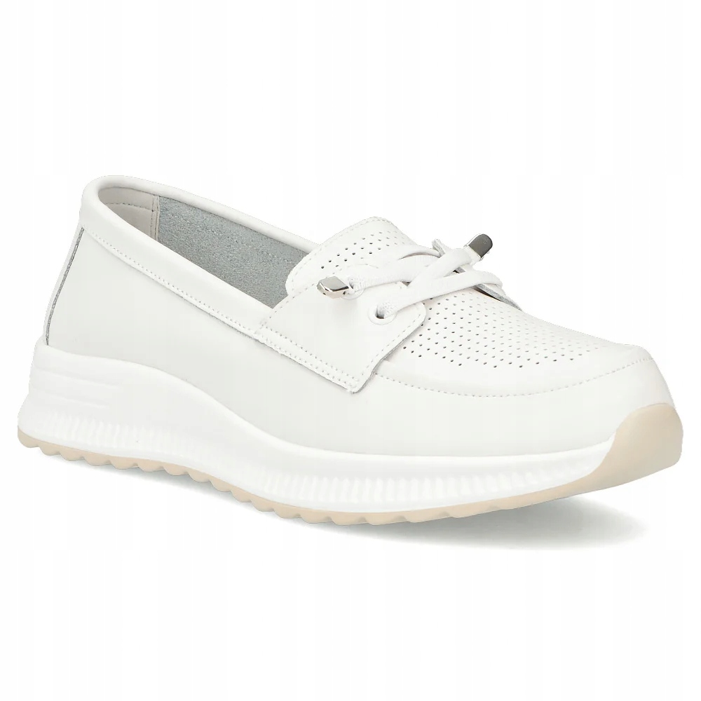 Buty damskie skórzane półbuty Filippo buty na platformie lekkie r.39