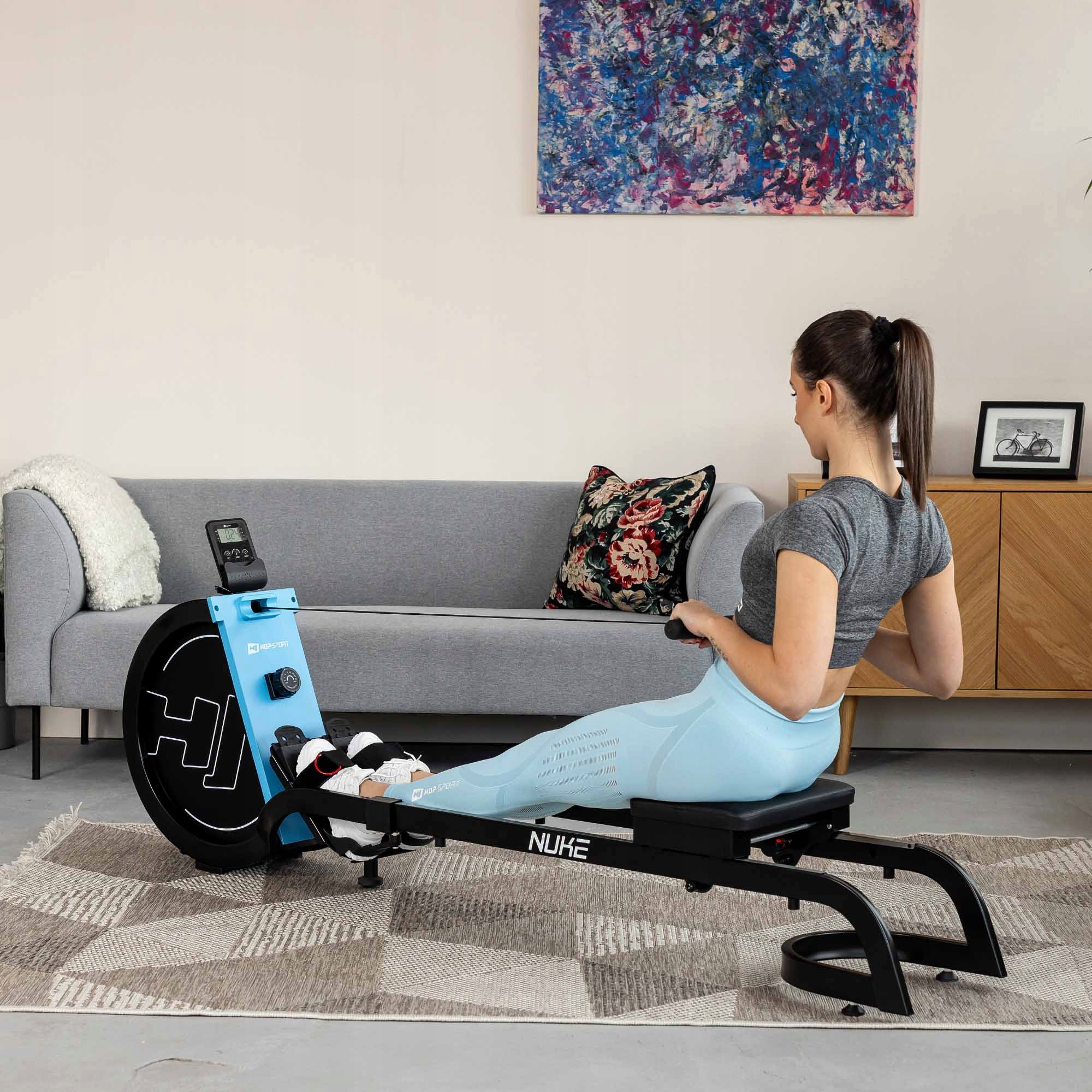 Wioślarz magnetyczny składany stacjonarny ergometr treningowy do ćwiczeń EAN (GTIN) 5902308228849