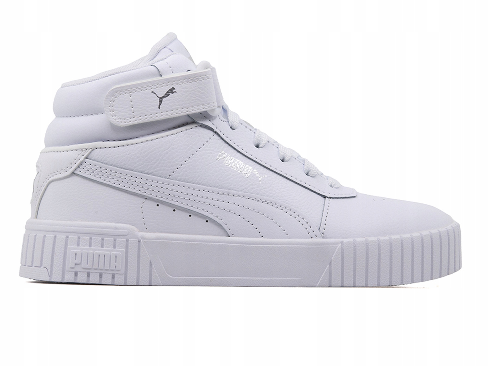 Dámské boty Puma Carina MID 385851-02 bílé sportovní vysoké 37 nízké 37