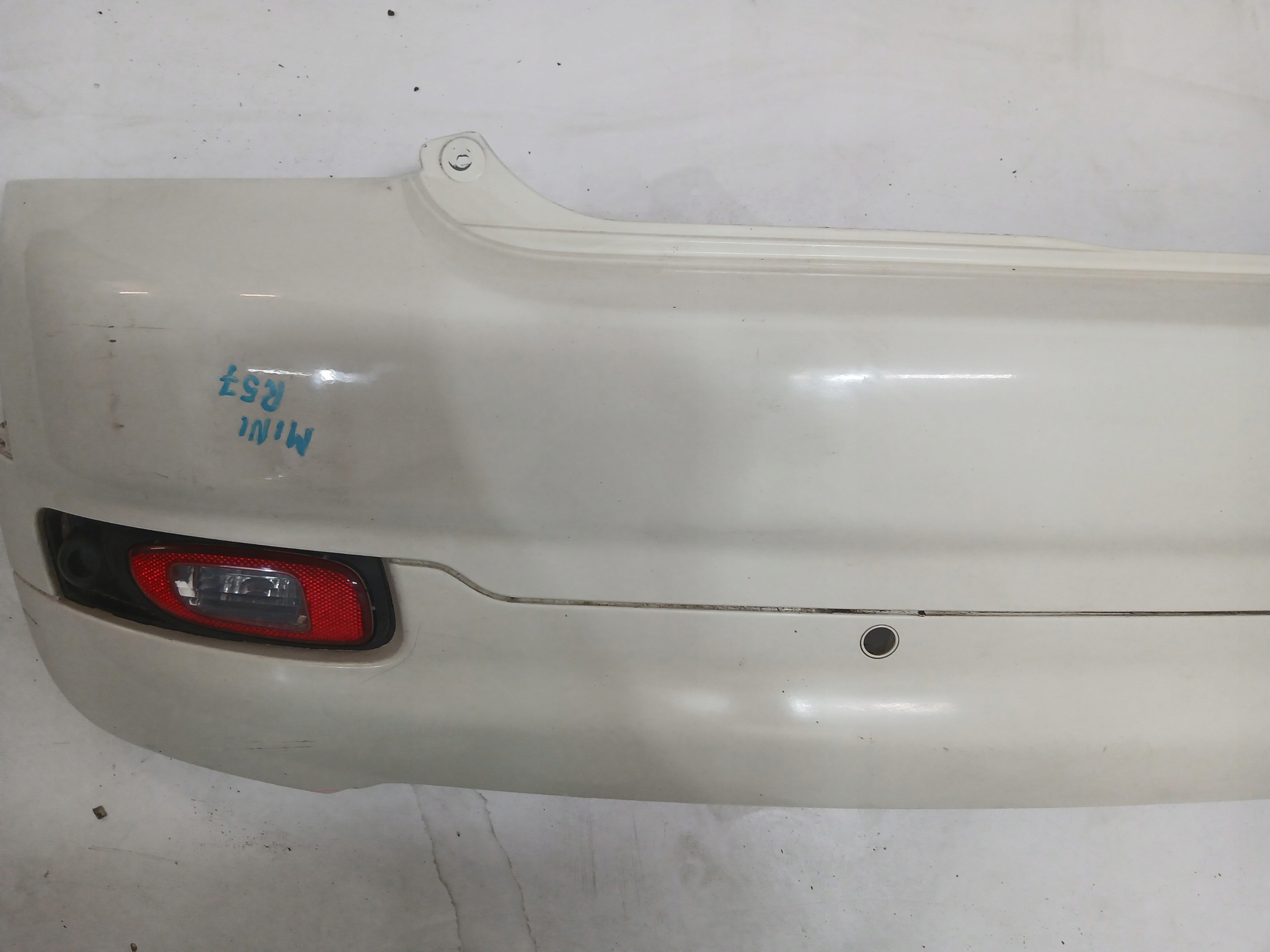 bumper rear MINI R57 PEPPER WHITE