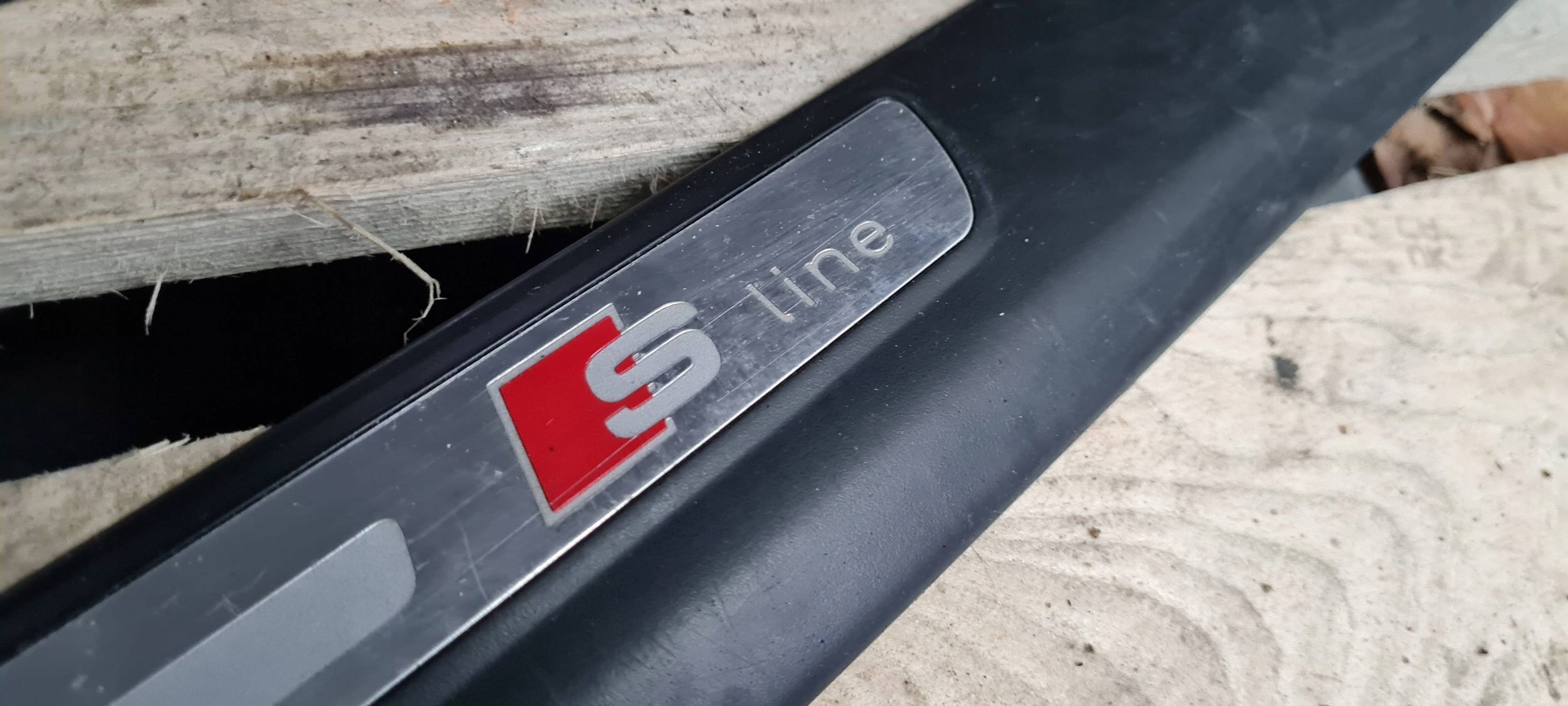 A6 C6 LIFT moulding mouldings caps cap threshold SLINE KOMPLET 4X