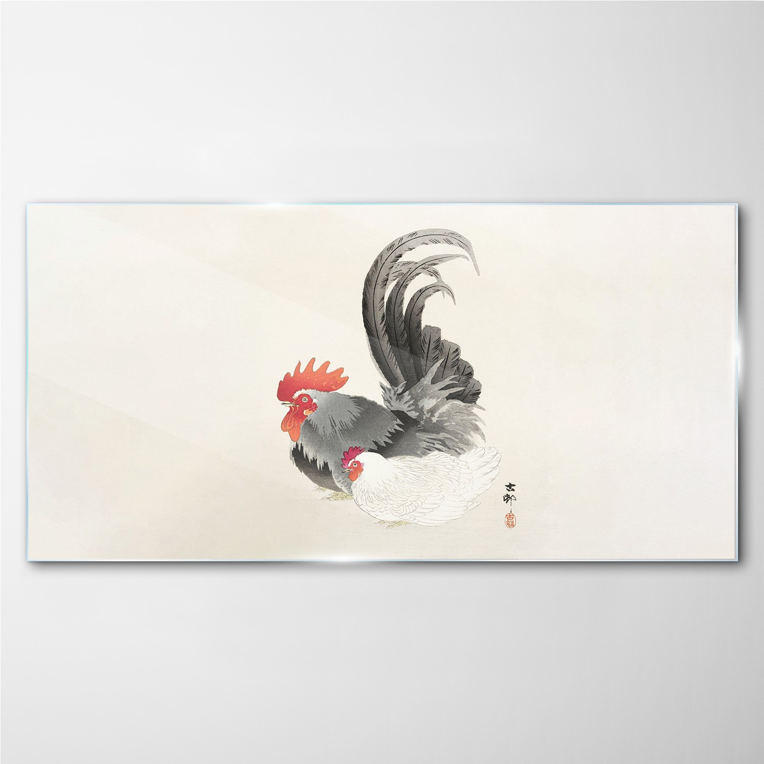 

Foto-obraz szklany Zwierzę ptak kurczak 100x50 cm