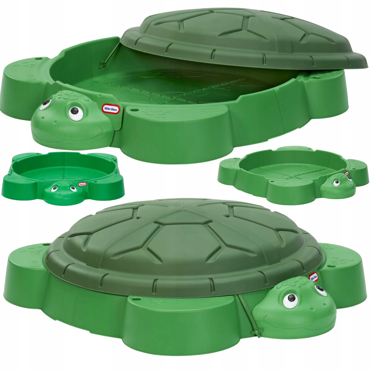 664526 PIASKOWNICA Z POKRYWĄ ŻÓŁW ŻÓŁWIK LITTLE TIKES SKŁADANA