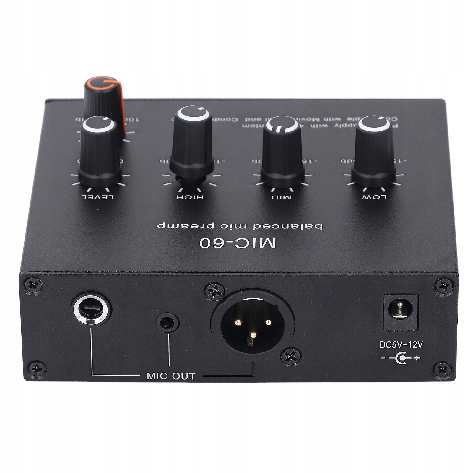 Předzesilovač mikrofonu 3,5 mm 6,5 mm rozhraní Xlr zesílení M6