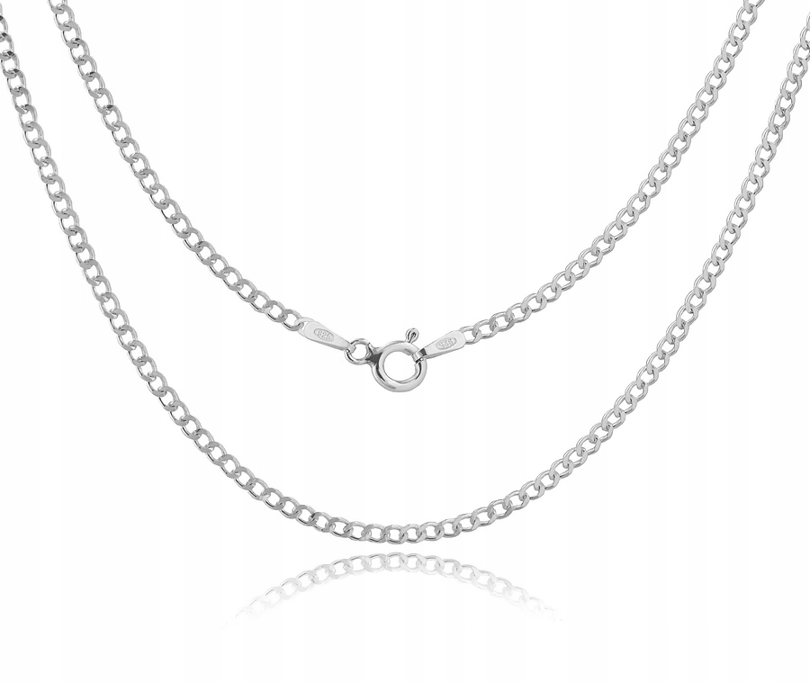 

Pancerka Srebrny Łańcuszek 65 CM Damski Męski 925