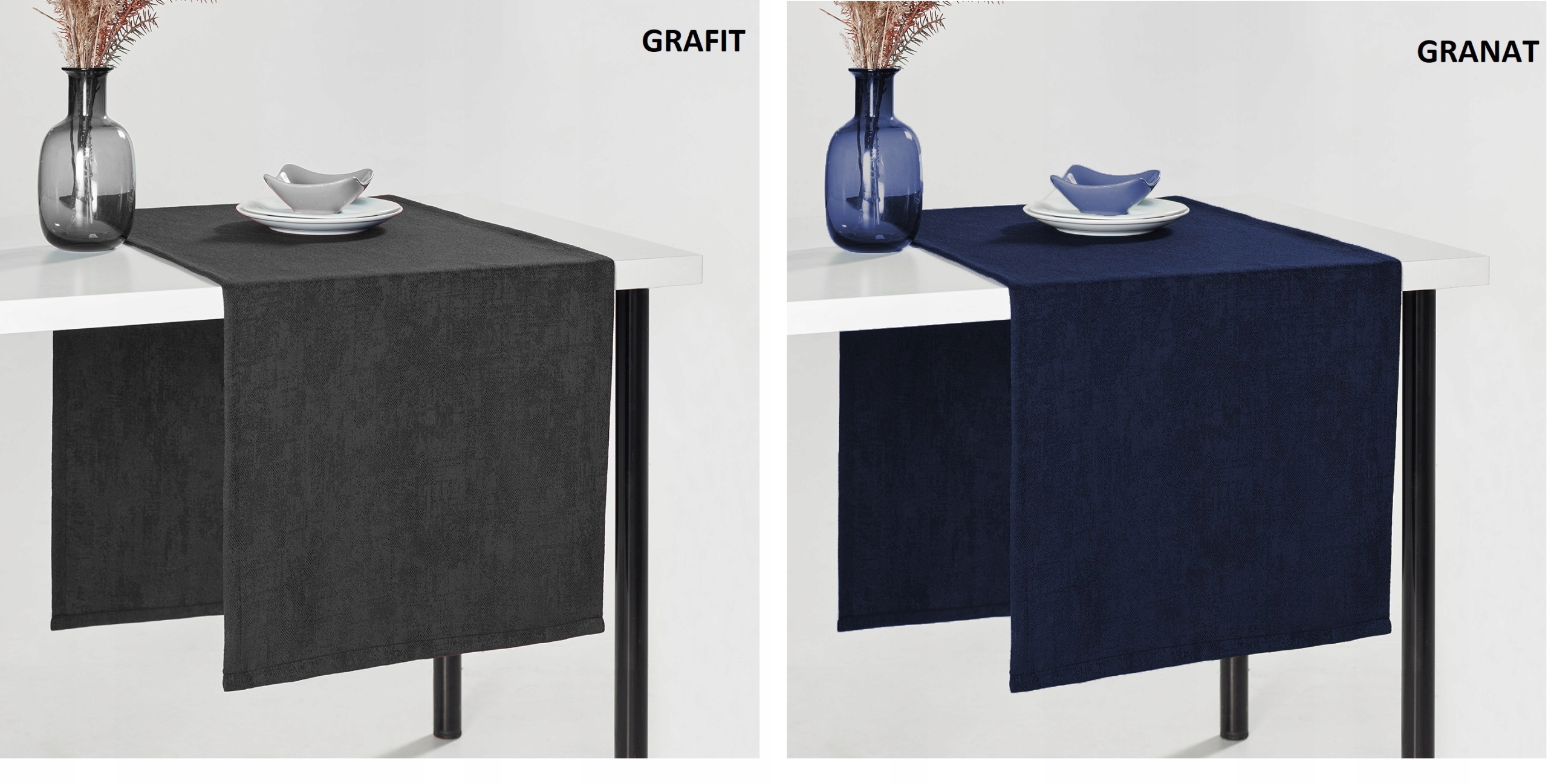 BIEŻNIK GRUBY VELVET 40x130 WELWET WELUR KOLORY Szerokość produktu 40 cm