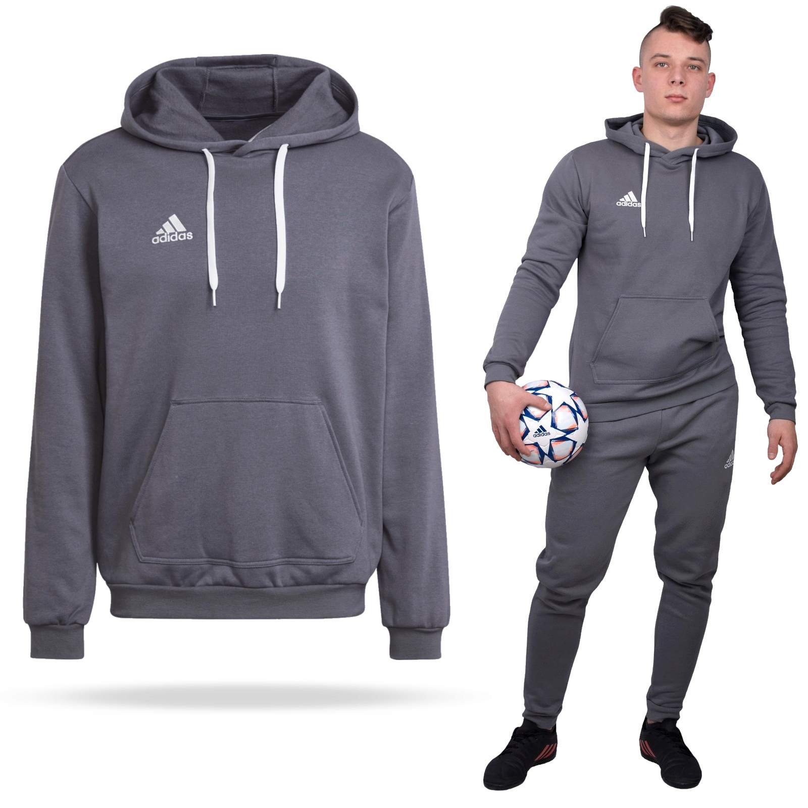 

Bluza Męska Adidas Bawełniana Z Kapturem XL