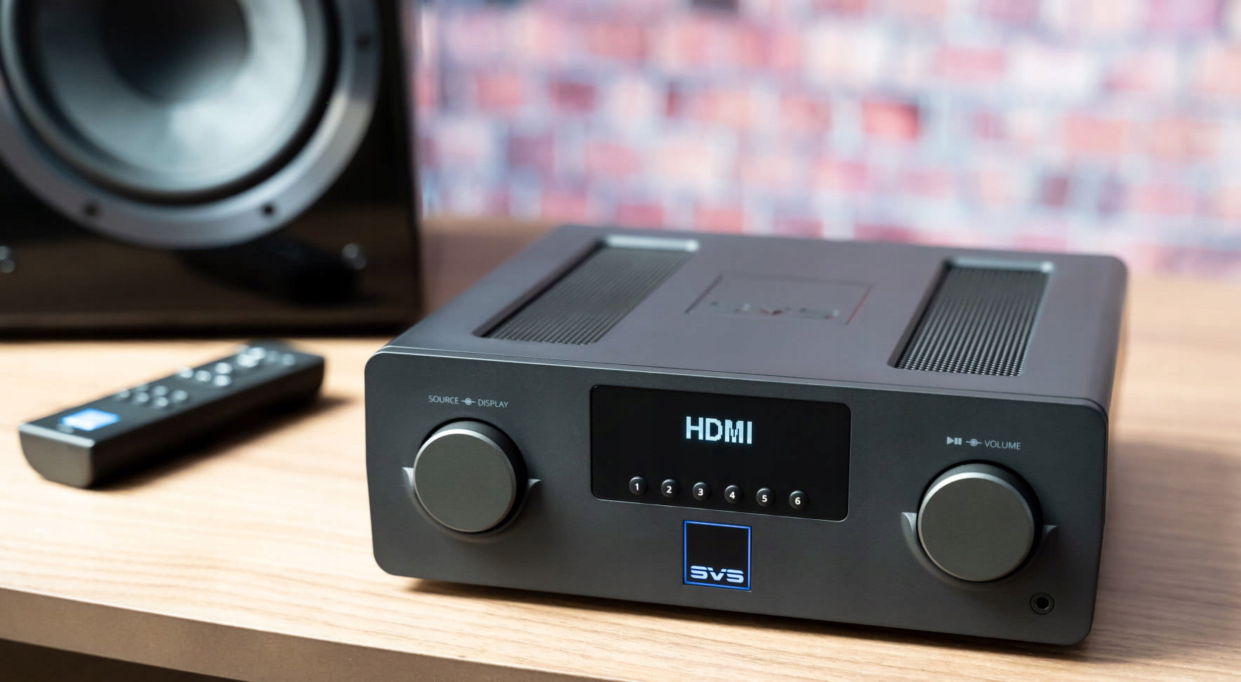 Amplituner SVS Prime Wireless Pro Soundbase 2.1 czarny System dźwięku 2.1