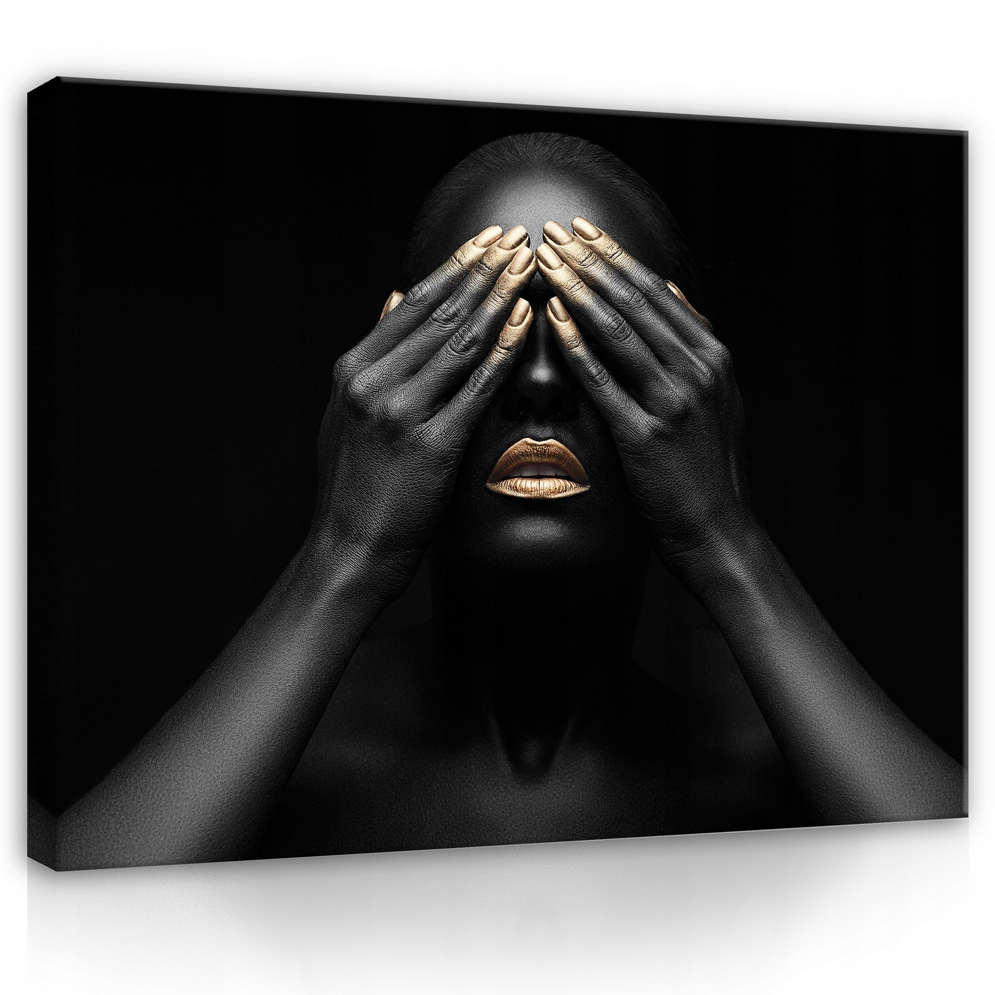 Obraz do předsíně Tvář Žen Černý 120x80