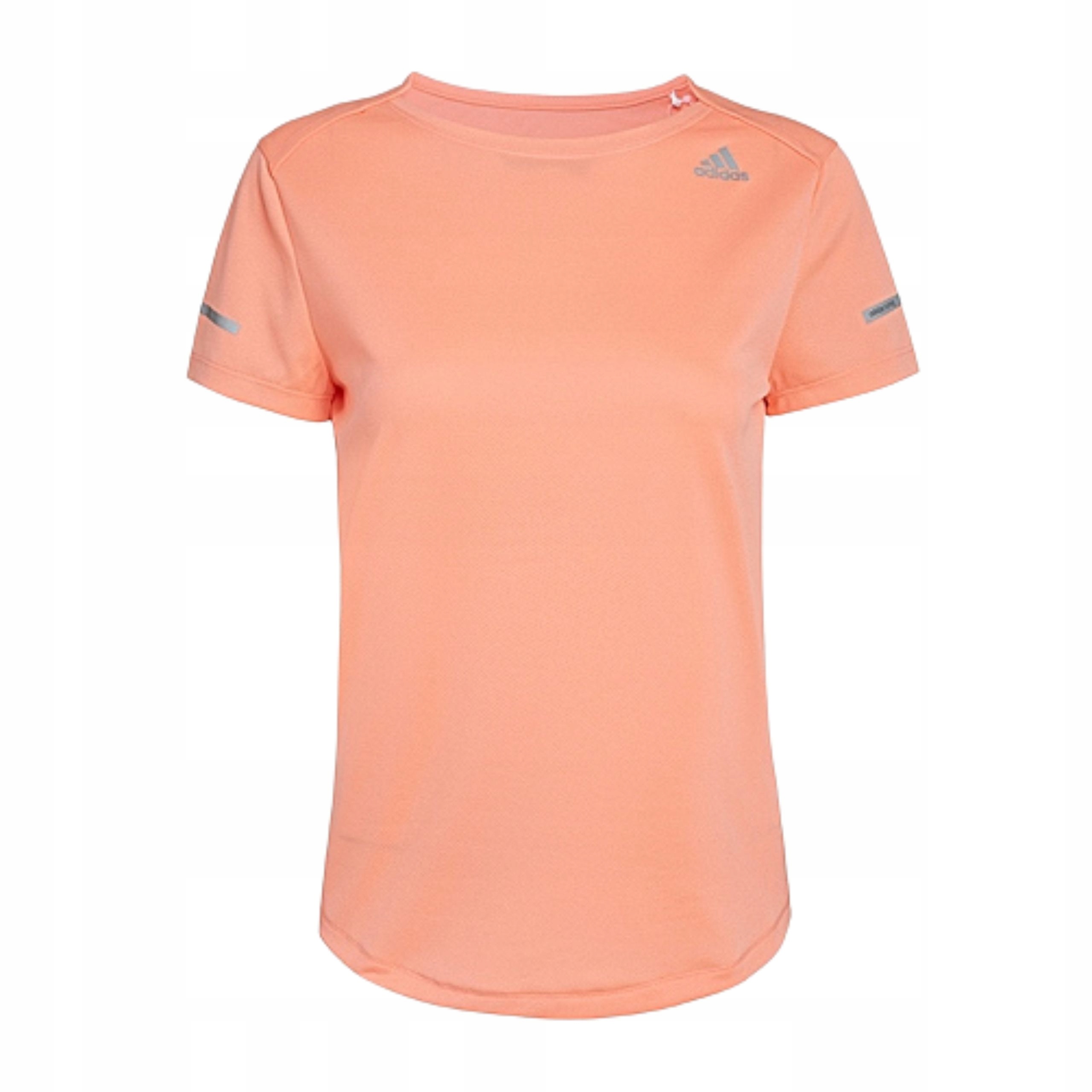 Damska koszulka do biegania morelowa Adidas Run Tee Xs